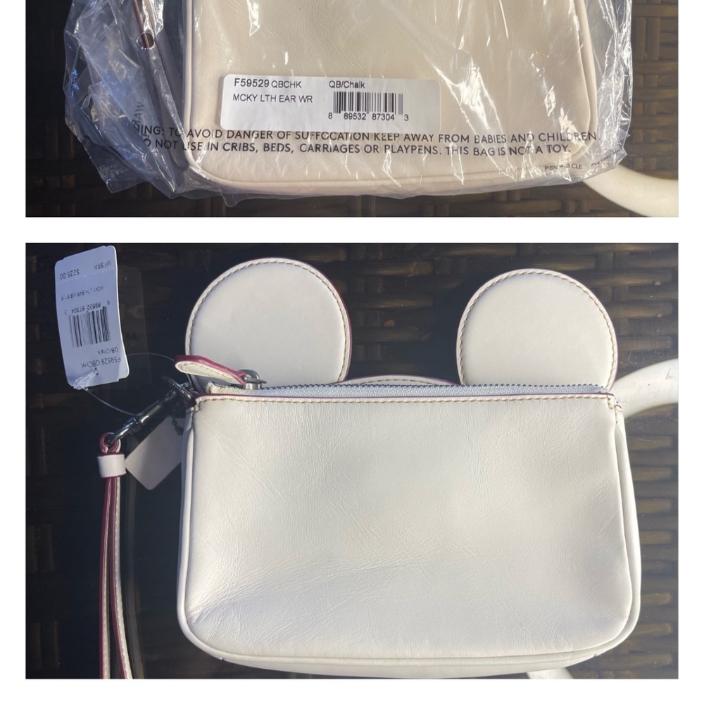 COACH X MICKEY MOUSE large wristlet